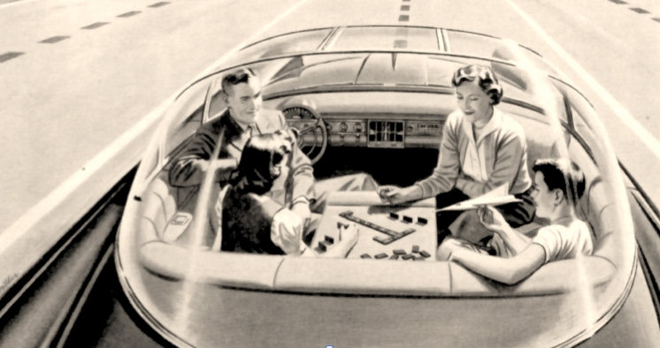 self driving cars 1958
