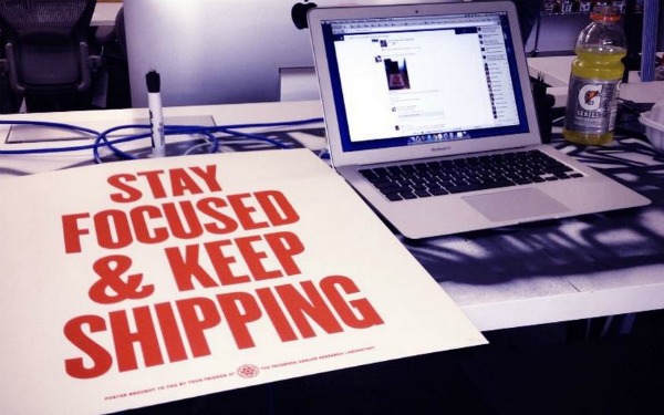 Stay focused and keep shipping